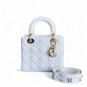 Dior MyABC Lady Small - Cannage Lambskin White Gold Hardware