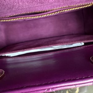 Dior Lady Small ABC - Cannage Lambskin Purple Gold Hardware MyABC