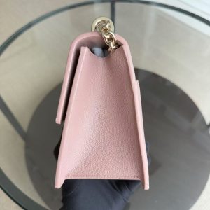 Dior 30 Montaigne Chain Bag - Caviar Grained Calfskin Nude Pink Gold Hardware