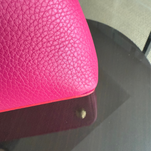 Louis Vuitton Capucines BB - 27CM Grained Calfskin Hot Pink Gold Hardware