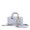 Dior Lady D-Joy Small - Cannage Lambskin Gray Gold Hardware