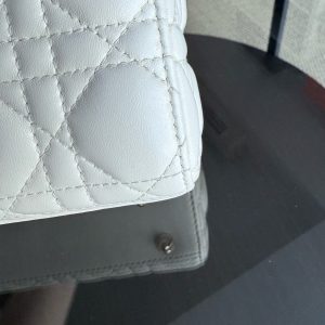 Dior MyABC Lady Small - Cannage Lambskin White Gold Hardware