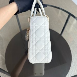 Dior MyABC Lady Small - Cannage Lambskin White Gold Hardware